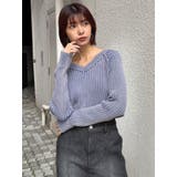ブリーチVネッククロップドニット | MURUA | 詳細画像2