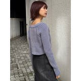 ブリーチVネッククロップドニット | MURUA | 詳細画像6