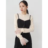 チュールカフスリブニット | MURUA | 詳細画像2 