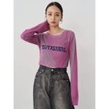 ロゴアップリケランダムニット | MURUA | 詳細画像2