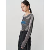 ロゴアップリケランダムニット | MURUA | 詳細画像5