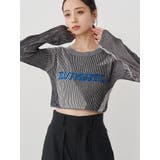 ブラック | ロゴアップリケランダムニット | MURUA