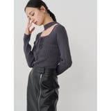 フロントレースアップニット | MURUA | 詳細画像12 