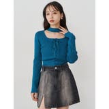 フロントレースアップニット | MURUA | 詳細画像16 