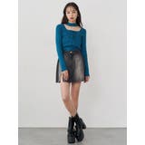 フロントレースアップニット | MURUA | 詳細画像18 