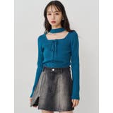 フロントレースアップニット | MURUA | 詳細画像3 