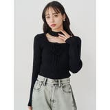 フロントレースアップニット | MURUA | 詳細画像5 