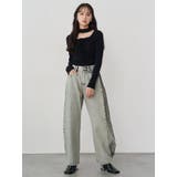 フロントレースアップニット | MURUA | 詳細画像8 