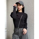 ワンショルダーZIPニット | MURUA | 詳細画像26 