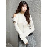 ワンショルダーZIPニット | MURUA | 詳細画像35 