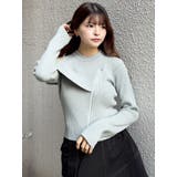 ワンショルダーZIPニット | MURUA | 詳細画像40 