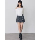 ワンショルダーレースアップニット | MURUA | 詳細画像13 