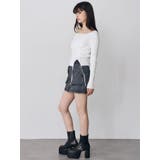 ワンショルダーレースアップニット | MURUA | 詳細画像15 