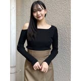 ワンショルダーレースアップニット | MURUA | 詳細画像2 