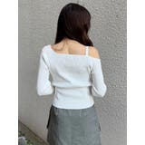 ワンショルダーレースアップニット | MURUA | 詳細画像27 