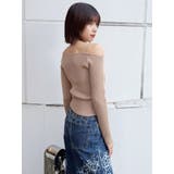 ワンショルダーレースアップニット | MURUA | 詳細画像34 