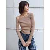 ワンショルダーレースアップニット | MURUA | 詳細画像4 