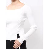 ワンショルダーレースアップニット | MURUA | 詳細画像46 