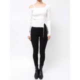 ワンショルダーレースアップニット | MURUA | 詳細画像49 