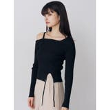 ワンショルダーレースアップニット | MURUA | 詳細画像5 