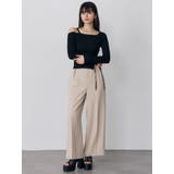 ワンショルダーレースアップニット | MURUA | 詳細画像8 