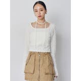 リボンタイフェザートップス | MURUA | 詳細画像9