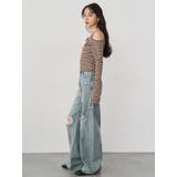 アシメデザインベルトトップス | MURUA | 詳細画像17 