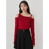 アシメデザインベルトトップス | MURUA | 詳細画像3 