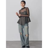 プリーツシアーハイネックトップス | MURUA | 詳細画像24 