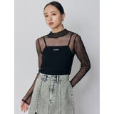 プリーツシアーハイネックトップス | MURUA | 詳細画像3 