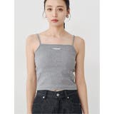 グレー | ロゴプレートスクエアキャミ | MURUA