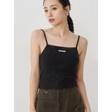 ダークグレー | ロゴプレートスクエアキャミ | MURUA