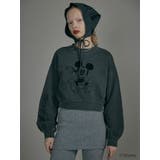 【ミッキーマウス】フロッキーデザインスウェット | MURUA | 詳細画像3