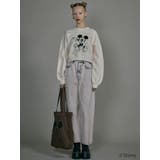 【ミッキーマウス】フロッキーデザインスウェット | MURUA | 詳細画像9