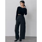 シアードッキングベロアトップス | MURUA | 詳細画像7 