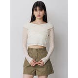 レースカシュクールオフショルトップス | MURUA | 詳細画像2 