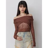 レースカシュクールオフショルトップス | MURUA | 詳細画像25 