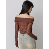 レースカシュクールオフショルトップス | MURUA | 詳細画像28 