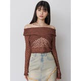 レースカシュクールオフショルトップス | MURUA | 詳細画像3 