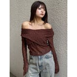 レースカシュクールオフショルトップス | MURUA | 詳細画像38 