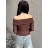 レースカシュクールオフショルトップス | MURUA | 詳細画像39 