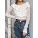 レースカシュクールオフショルトップス | MURUA | 詳細画像41 