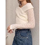 レースカシュクールオフショルトップス | MURUA | 詳細画像42 