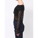 レースカシュクールオフショルトップス | MURUA | 詳細画像47 