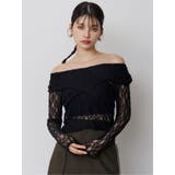 レースカシュクールオフショルトップス | MURUA | 詳細画像5 