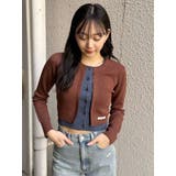 レイヤードクロップドカーディガン | MURUA | 詳細画像18 