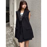 サイドオープントテーラードジレ【セットアップ着用可】【接触冷感】 | MURUA | 詳細画像37