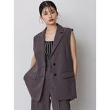 サイドオープントテーラードジレ【セットアップ着用可】【接触冷感】 | MURUA | 詳細画像4