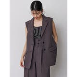 サイドオープントテーラードジレ【セットアップ着用可】【接触冷感】 | MURUA | 詳細画像5