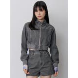 ウォッシュスタンドネックショートブルゾン【セット販売対象】 | MURUA | 詳細画像3 